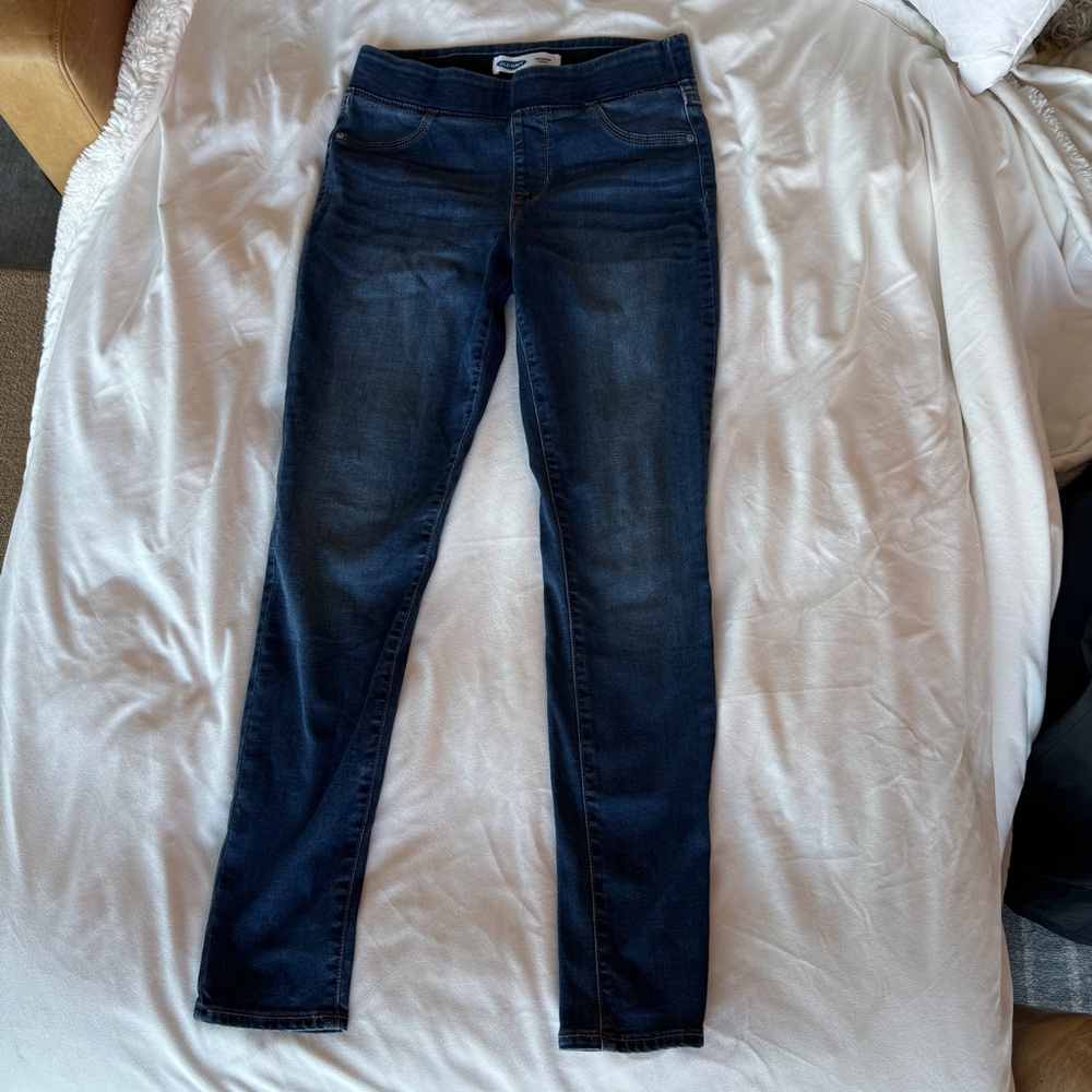 Old Navy Women's Dark Wash Rockstar Skinny Jegging Jeans sz 6